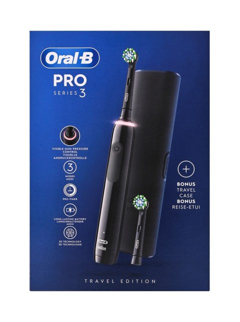 Braun Szczoteczka Oral-B Pro 3 3500 Black Edition + Etui