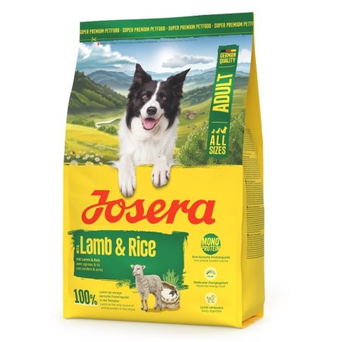 JOSERA Josera Adult Lamb & Rice karma dla psów 900g