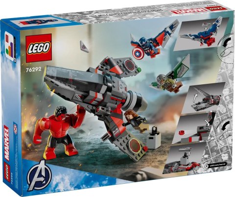Lego LEGO 76292 Marvel Kapitan Ameryka kontra Czerwony Hulk