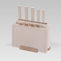 Maestro Zestaw noży + desek MR-1412-BEIGE MAESTRO