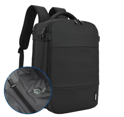 N'OVEEN Plecak Podróżny Kabinowy z pompką NOVEEN CTB500 Black 40x20x25