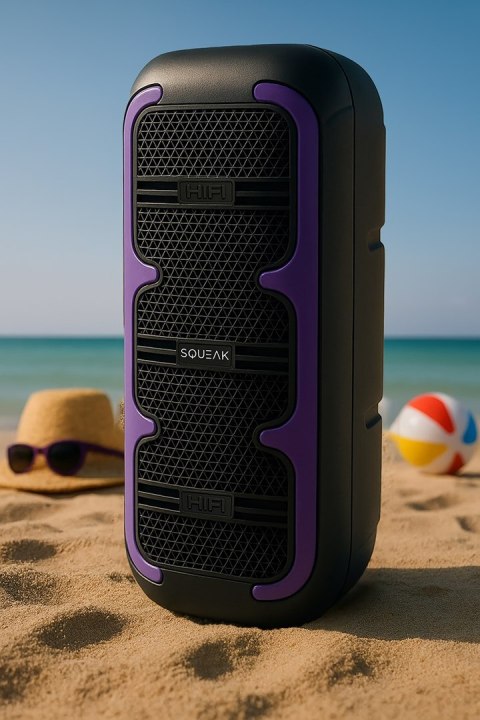 SQUEAK SQUEAK GŁOŚNIK KARAOKE BEATONE BLUETOOTH 5.3, 45W RADIO FM, MICROSD, AUX, USB, USB-C SQ1009