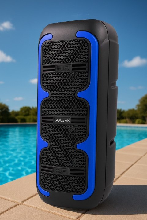 SQUEAK SQUEAK GŁOŚNIK KARAOKE BEATONE BLUETOOTH 5.3, 45W RADIO FM, MICROSD, AUX, USB, USB-C SQ1009