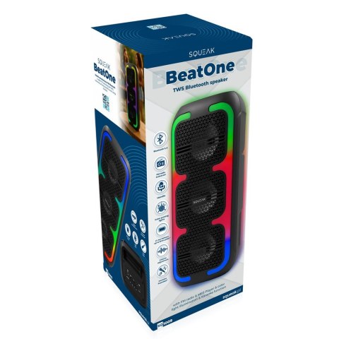 SQUEAK SQUEAK GŁOŚNIK KARAOKE BEATONE BLUETOOTH 5.3, 45W RADIO FM, MICROSD, AUX, USB, USB-C SQ1009