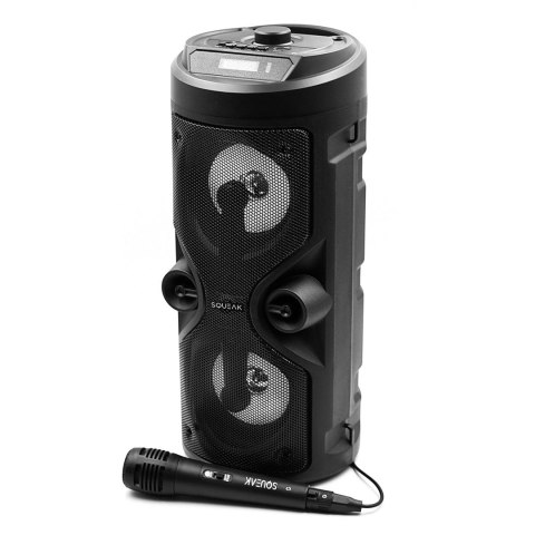 SQUEAK SQUEAK GŁOŚNIK KARAOKE HARMONY BLUETOOTH 5.0, RADIO FM, MICROSD, AUX, USB SQ1004