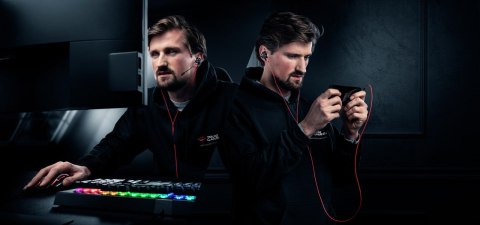 Trust Słuchawki z mikrofonem TRUST GXT 408 Cobra czarno-czerwony (WYPRZEDAŻ)