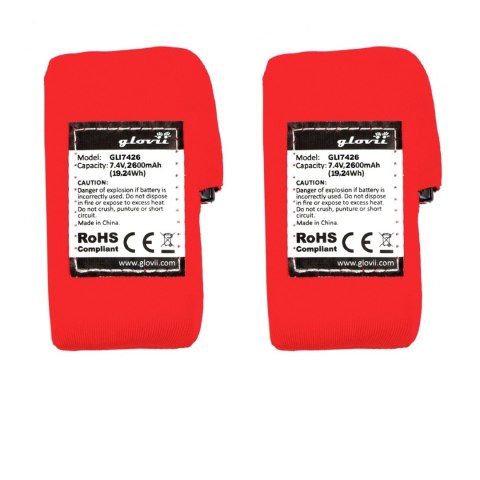 Glovii GLOVII OGRZEWANY ZESTAW BIELIZNY TERMOAKTYWNEJ BLUZA I SPODNIE, ROZMIAR M, POMARAŃCZOWY, BATERIE I ŁADOWARKA W ZESTAWIE, GXRM