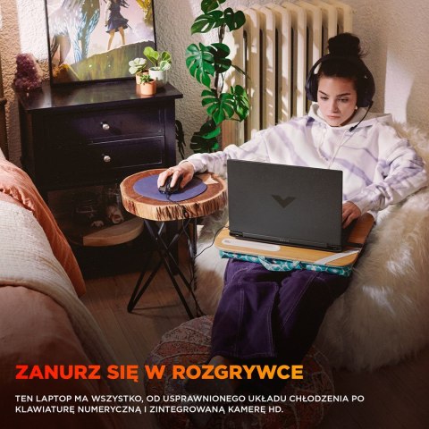 Hewlett-Packard HP Victus 15-fa2243nw i5-13420H 15.6"FHD IPS 144Hz 300nits AG 16GB DDR4 3200 SSD512 GeForce RTX 4050_6GB Cam720p 70Wh Win11 Silv