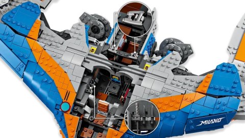 Lego LEGO Super Heroes 76286 Strażnicy Galaktyki: statek kosmiczny Milano