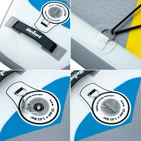 Rebel Deska SUP REBEL ACTIVE pompowana 350x81x15cm biała