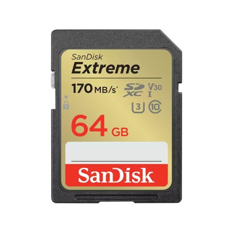 SanDisk SANDISK EXTREME SDXC 64GB 170/80 MB/s A2