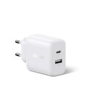 UGREEN Ładowarka sieciowa Ugreen X227 20W GaN 1x USB-A 1x USB-C - biała