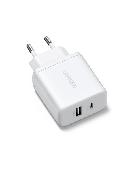 UGREEN Ładowarka sieciowa Ugreen X227 20W GaN 1x USB-A 1x USB-C - biała