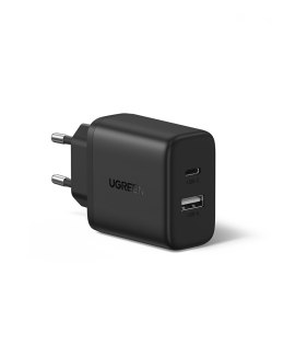 UGREEN Ładowarka sieciowa Ugreen X227 20W GaN 1x USB-A 1x USB-C - czarna
