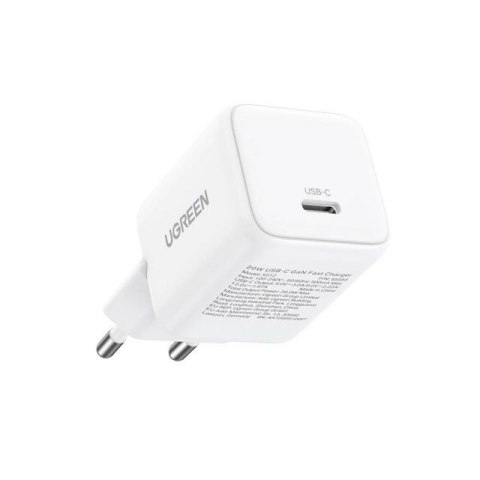 UGREEN Ładowarka sieciowa Ugreen X513 30W GaN 1x USB-C + kabel USB-C 1m - biała