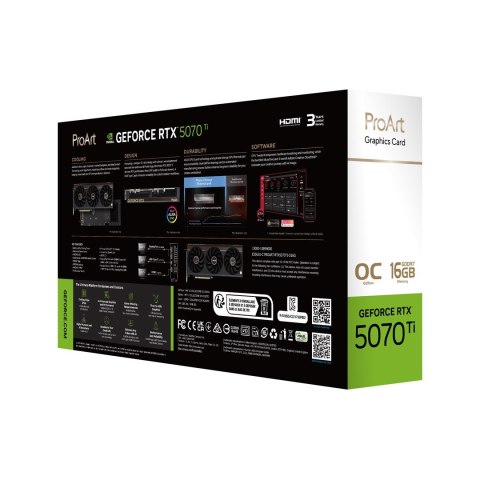 ASUS Karta graf. ASUS PROART RTX 5070 Ti 16GB OC