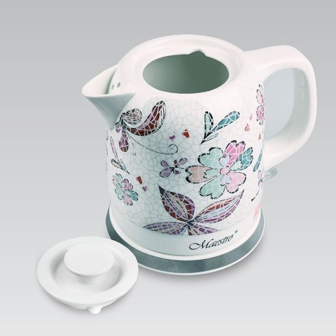 Maestro Czajnik elektryczny ceramiczny 1,5L 1500W MR-068-FLOWERS MAESTRO
