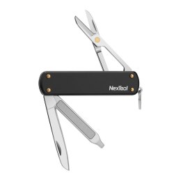 NEXTOOL Nóż wielofunkcyjny NexTool Mini Pocket Knife NE0141 4w1 czarny