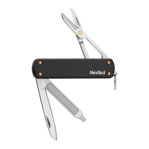 NEXTOOL Nóż wielofunkcyjny NexTool Mini Pocket Knife NE0141 4w1 czarny
