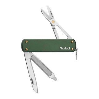 NEXTOOL Nóż wielofunkcyjny NexTool Mini Pocket Knife NE0143 4w1 zielony