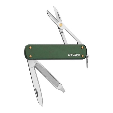 NEXTOOL Nóż wielofunkcyjny NexTool Mini Pocket Knife NE0143 4w1 zielony