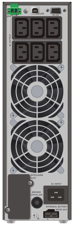 POWER WALKER Zasilacz UPS POWER WALKER VFI 2000 TGS (TWR; 2000VA) (BRAK AKU.)