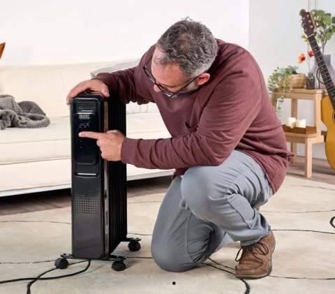 BLACK+DECKER Grzejnik olejowy Black+Decker BXRA2001E (2000W; 9 elementów)