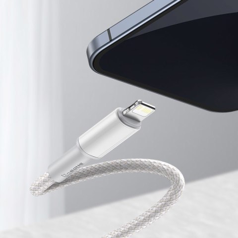 Baseus BASEUS KABEL USB-C DO LIGHTNING 20W, 5A, 1M(BIAŁY)