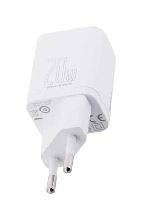 Baseus BASEUS ŁADOWARKA SIECIOWA SUPER SI 20W (BIAŁA)