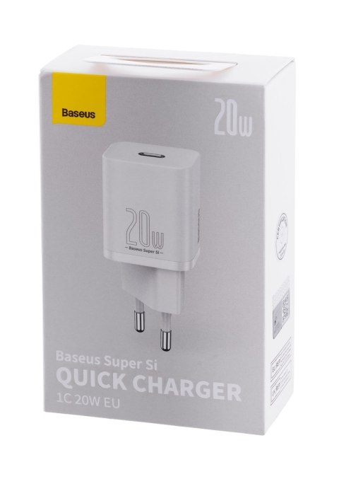 Baseus BASEUS ŁADOWARKA SIECIOWA SUPER SI 20W (BIAŁA)