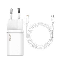 Baseus BASEUS ŁADOWARKA SIECIOWA Z PRZEWODEM USB-C(BIAŁA)