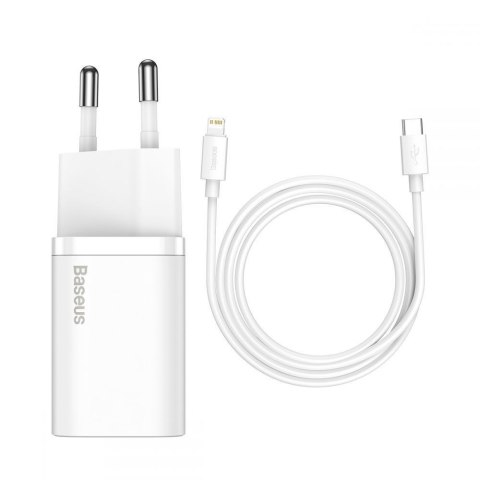 Baseus BASEUS ŁADOWARKA SIECIOWA Z PRZEWODEM USB-C(BIAŁA)