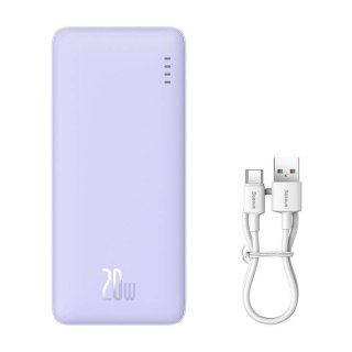 Baseus BASEUS POWERBANK AIRPOW 10000MAH 20W (FIOLETOWY)