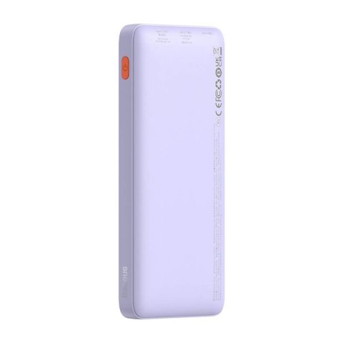 Baseus BASEUS POWERBANK AIRPOW 10000MAH 20W (FIOLETOWY)