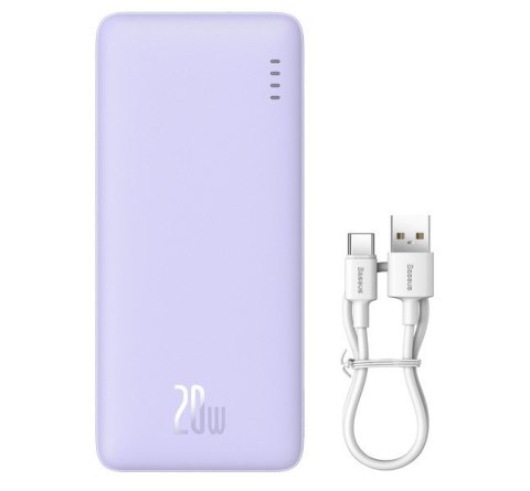 Baseus BASEUS POWERBANK AIRPOW 20000MAH 20W (FIOLETOWY)