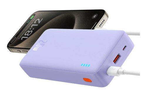 Baseus BASEUS POWERBANK AIRPOW 20000MAH 20W (FIOLETOWY)