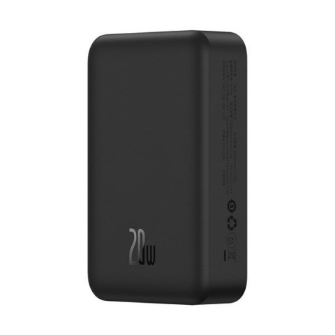 Baseus BASEUS POWERBANK MAGNETIC MINI 20000MAH (CZARNY)