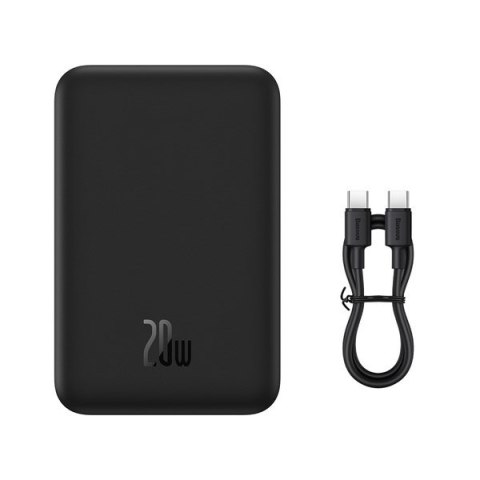 Baseus BASEUS POWERBANK MAGNETIC MINI 20000MAH (CZARNY)