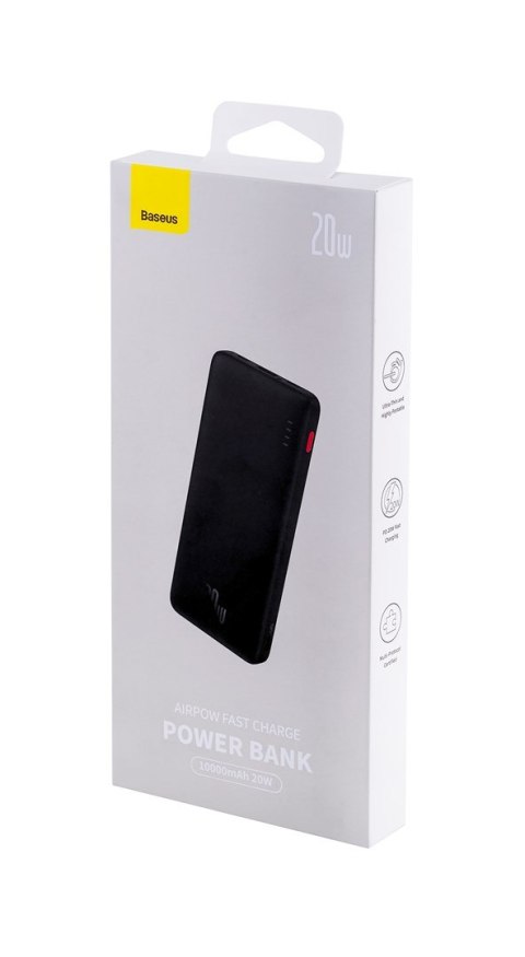 Baseus BASUES POWERBANK AIRPOW 10000MAH 20W (CZARNY)