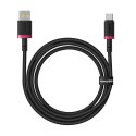 Baseus Kabel Baseus Dura USB-Typ C 60W 1m (czerwono-czarny)