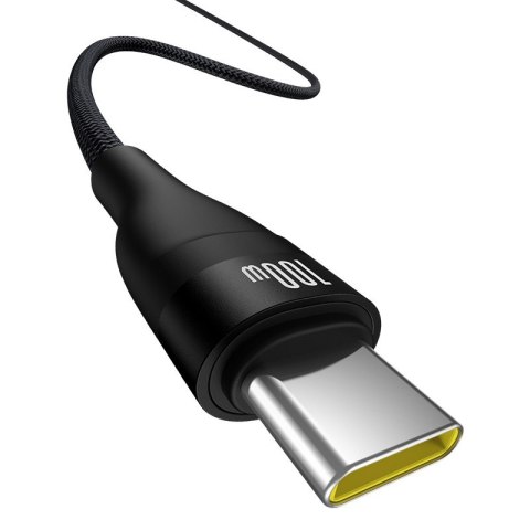 Baseus Kabel Baseus Flash 2 USB-USB C 100w 2m (czarny)