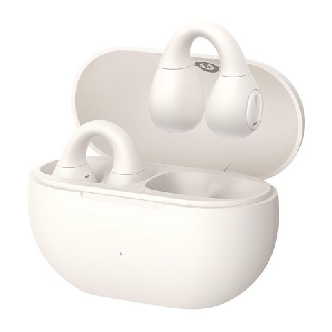 Baseus Słuchawki powietrzne Baseus Bass 15 Clip Open-Ear (biały)
