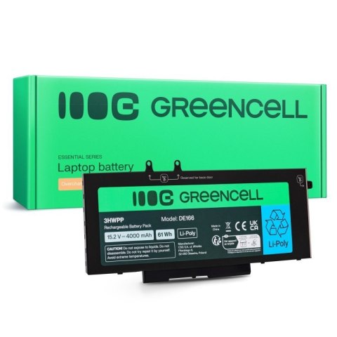 Green Cell GREEN CELL BATERIA DE166 DO DELL 3HWPP LATITUDE 5400, 5401, 5410, 5411, 5500, 5501, 5510, 5511, 7591 4000MAH 15,2V