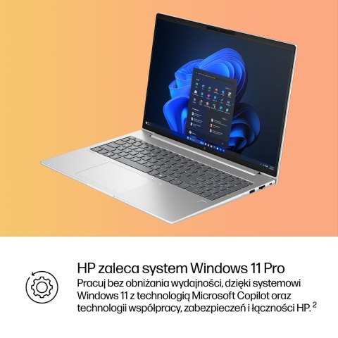 Hewlett-Packard HP EliteBook 6 G1i Ultra 5 225U 16.0"WUXGA IPS 300nits AG 24GB DDR5 5600 SSD512 Arc Cam 5Mpx 56Wh W11Pro Pike silver aluminium 3