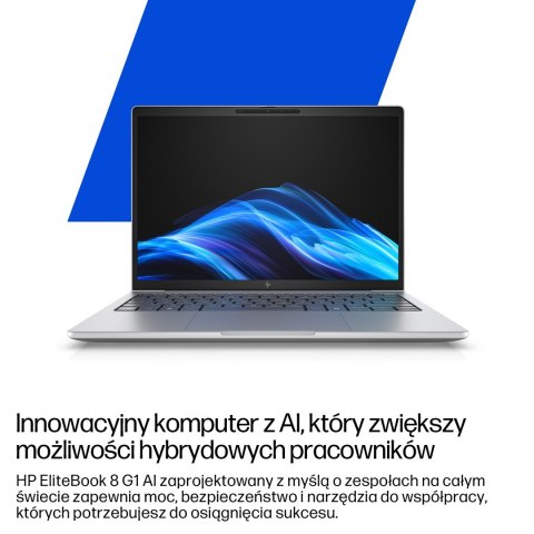 Hewlett-Packard HP EliteBook 8 G1i Ultra 5 225U 14.0"WUXGA IPS 400nits Eye Ease AG 24GB DDR5 5600 SSD512 Arc Cam 5Mpx 62Wh W11Pro Pike silver al
