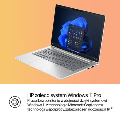 Hewlett-Packard HP ProBook 4 G1i Ultra 5 225U 14.0"WUXGA IPS 300nits AG 24GB DDR5 5600 SSD512 Arc Cam1080p 56Wh W11Pro Pike silver aluminium 3Y 