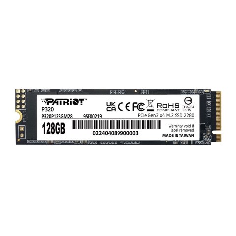 Patriot Memory Patriot Viper P320 M.2 PCI-Ex4 NVMe 128GB 1.6GB/s