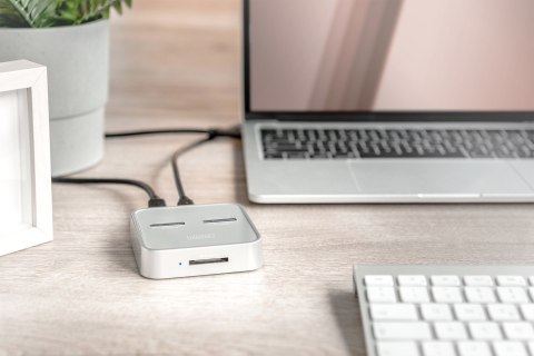 DIGITUS DIGITUS STACJA DOKUJĄCA DO SSD M.2 NVME + M.2 SATA Z CZYTNIKIEM KART SD EXPRESS, USB-C DA-71546