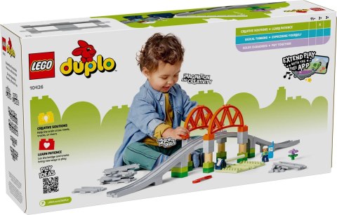 Lego LEGO DUPLO TOWN 10426 Most i tory kolejowe - zestaw rozszerzający