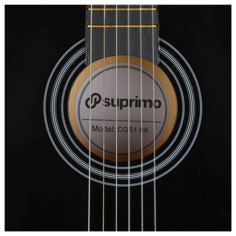 SUPRIMO SUPRIMO CGS1 BK - Gitara klasyczna 4/4 czarna do nauki